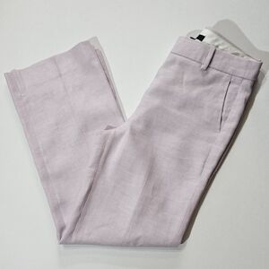 J. Crew Light Lavender Linen Blend Pants